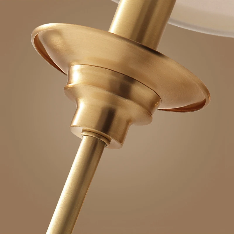 Full Copper Wall Lamp American classics wall light Bedroom Bedside Lamp Nordic Lighting Simple Living Room Corridor lights