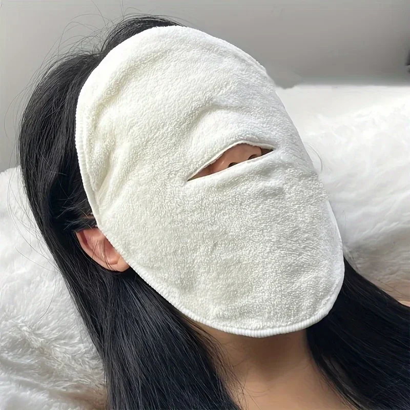 Hot Compress Face Towel Reusable Face Mask Towel for Hot Cold Skin Care Beauty Facial Care Tools Skin Moisturizing Towel