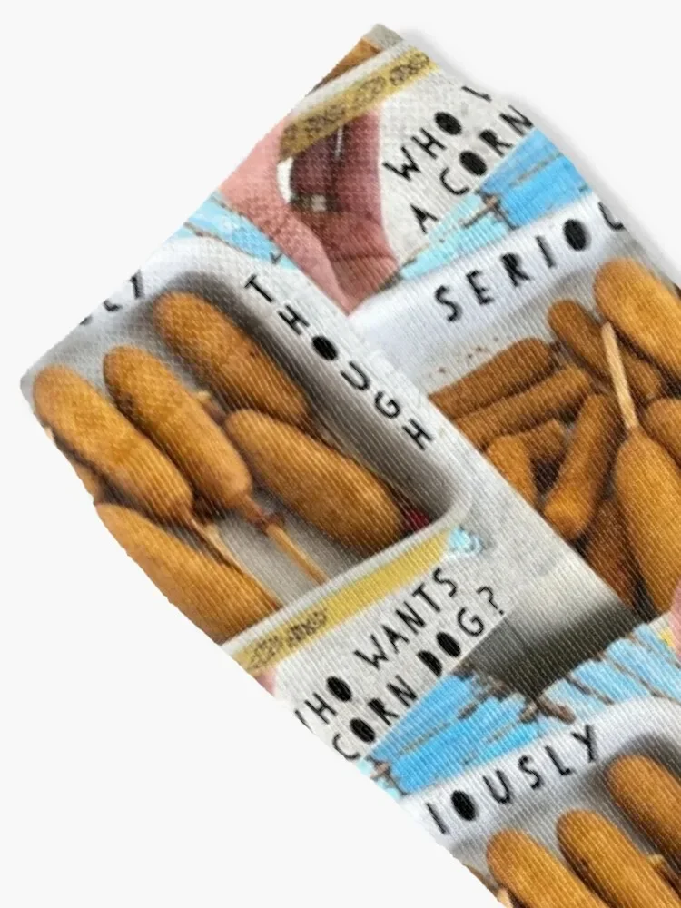 Seriously Though, Who Wants Corndogs? Socks snow hiphop Boy Socks Women's