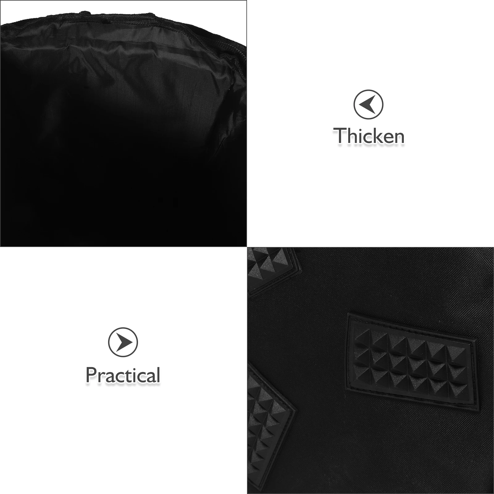 Afrikanischer Trommel-Rucksack, wasserdicht, gepolstert, Schutztasche, 12-Zoll-Trommel-Tragetasche für Djembe, Reiseaufbewahrung, Tragetasche