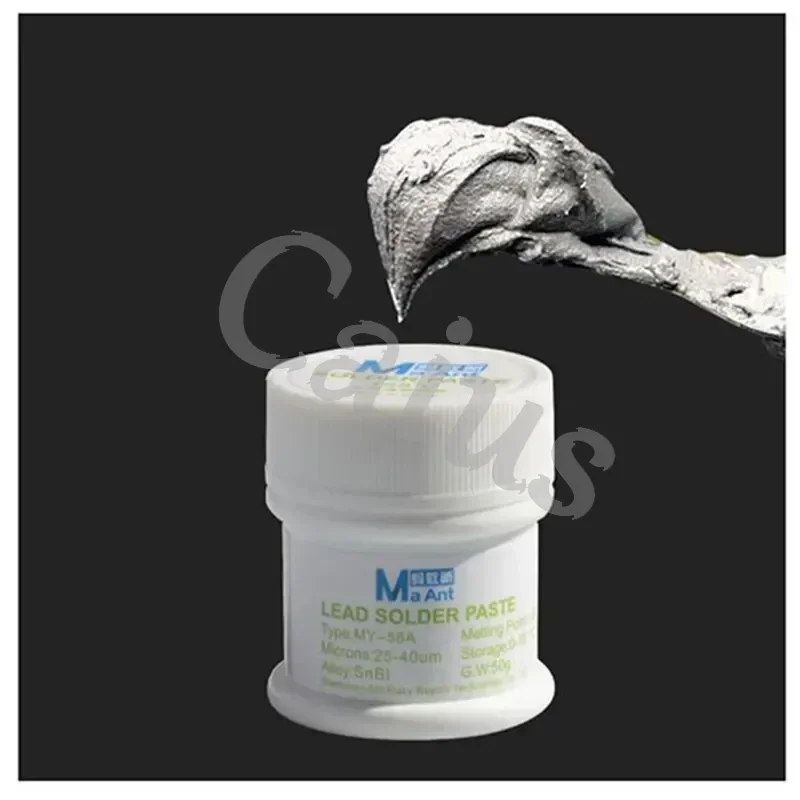 MaAnt 138/158/183 ℃ 50G Silver Containing Solder For Mobile Phones Motherboard Middle Layer Repair Solder Paste welding tools