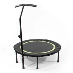 40 Inch Fitness Trampoline For Adults Kids 400bls Indoor Outdoor Silent Jumping Bed Elastic Trampolines Aerobic Exercise Workout