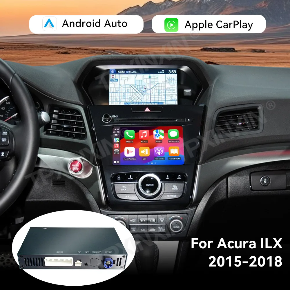 CarPlay Module Interface Box Wireless Carplay For Acura ILX 2015 2016 2017 Android Auto Interface Mirror Link Auto Parts