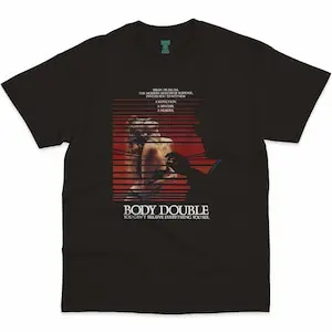 Body Double, Brian De Palma, 1984 - HQ Retro Movie Print T-Shirt, Heavyweight Unisex Crewneck