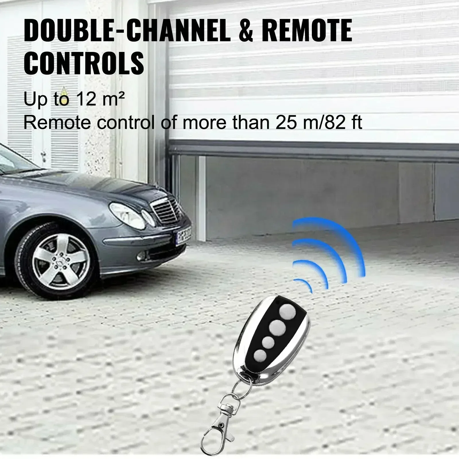 

VEVOR Electric Garage Door Opener Automatic Gate Openers Sliding Gates Kit with Remotes Sliding Gates Kit for Garage Door Opener