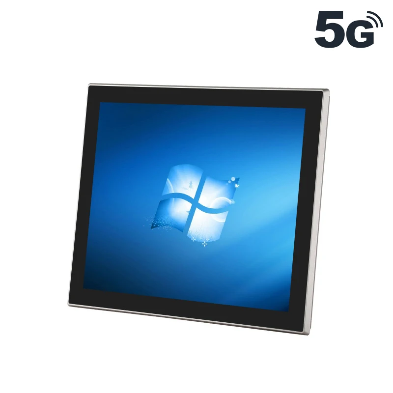 PC industriale touch panel senza ventola abilitato da 21,5" 5G Computer industriale incorporato tutto in uno Windows 10 Core i7 8560U i5 1165G7