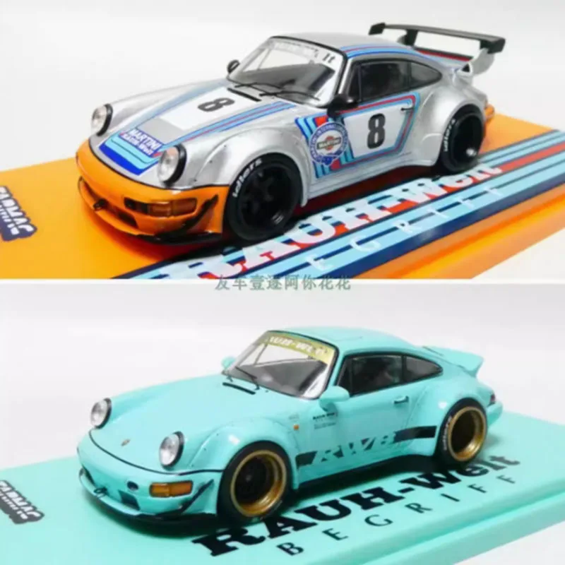 TARMACWORKS 1:43 Scale 911 964 993 RWB Alloy Rally Car Model Classic Adult Souvenir Gift Static Display Hobby Collection