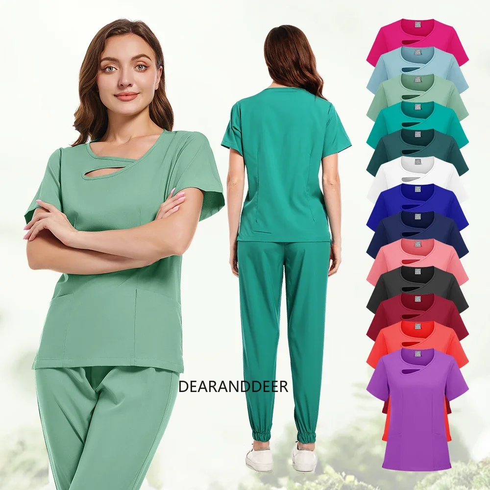 

Women's lightweight fabrics, doctors' medical clinical work clothes, pet hospitals, dental clinics, beauty salons, nurses' suits