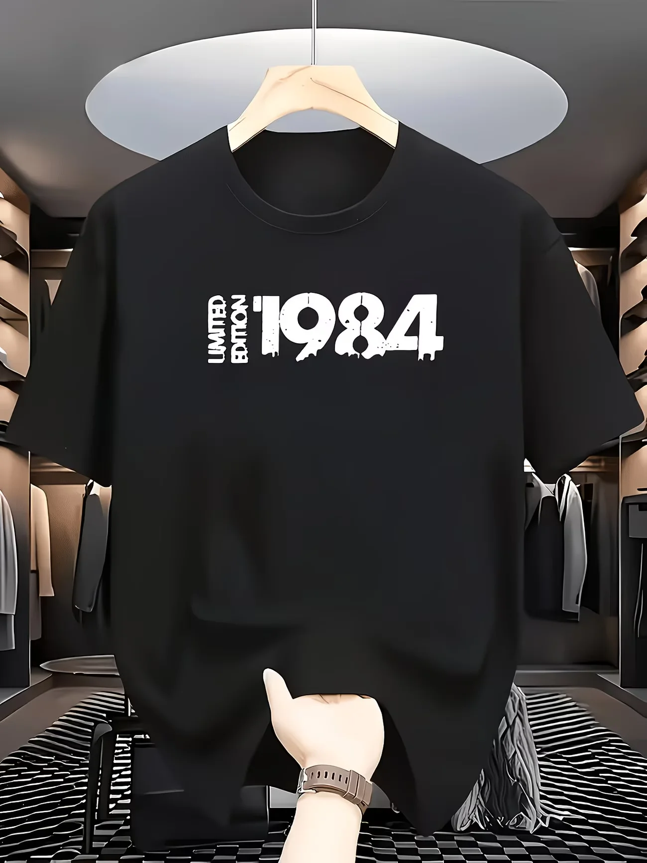 Vintage 1984 Limited Edition Graphic T-Shirt Men Women 40th Birthday Gift Tee Retro Letter Print Short Sleeve Summer Casual Top