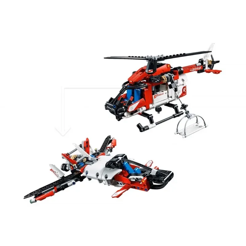 364pcs Rescue Helicopter Building Blocks Technical Bricks Model Fit 42092 Toys for Children Christmas Gift