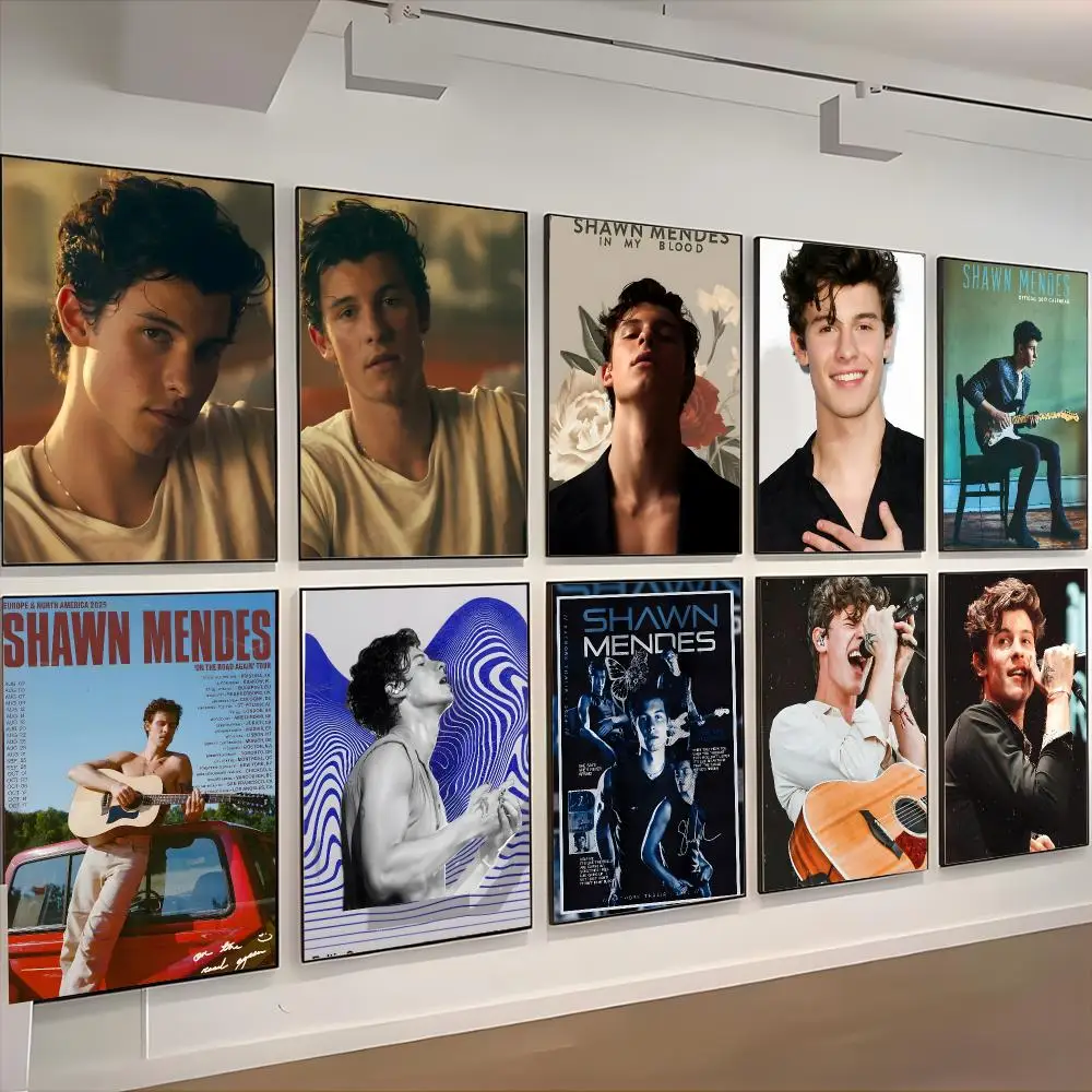 Musician Pop Shawn Mendes Poster Classic Home Interior Artwork & Stylish Room Decoration