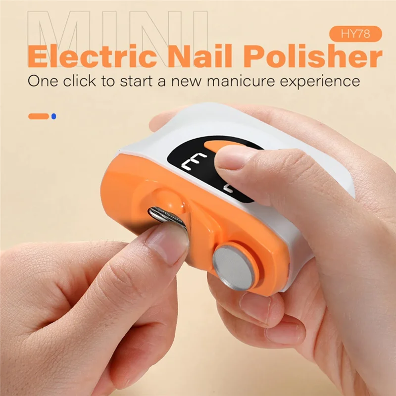 ABWM-Electric Nail Clippers Automatic Manicure Trimmer With Light Fingernail Toe Scissors Pedicure Polishing Nails Cutter
