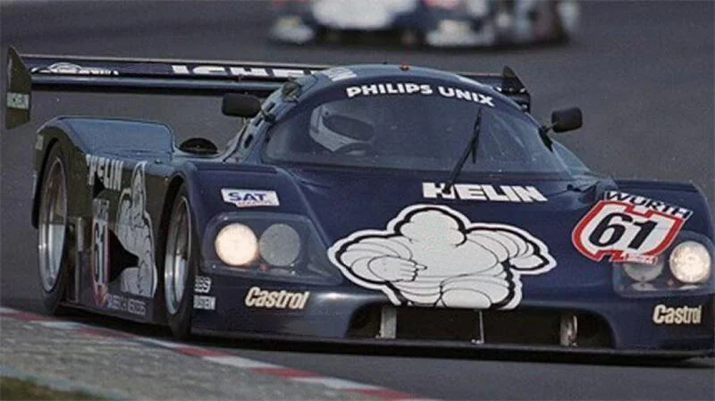 (Preordine) TPC x YS Modello 1:64 Sauber C9 1988 Le Mans Diecast Modello di veicolo da collezione