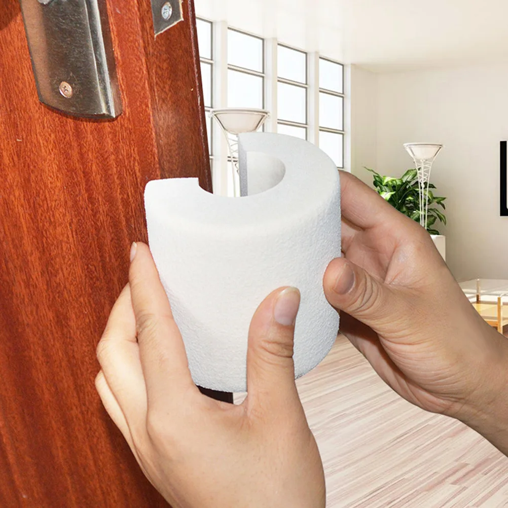 

2Pcs Safety Door Stopper Cylindrical Durable Nbr Material for Kitchen Bathroom Bedroom Anti-Noise Door Protector Home Supplies
