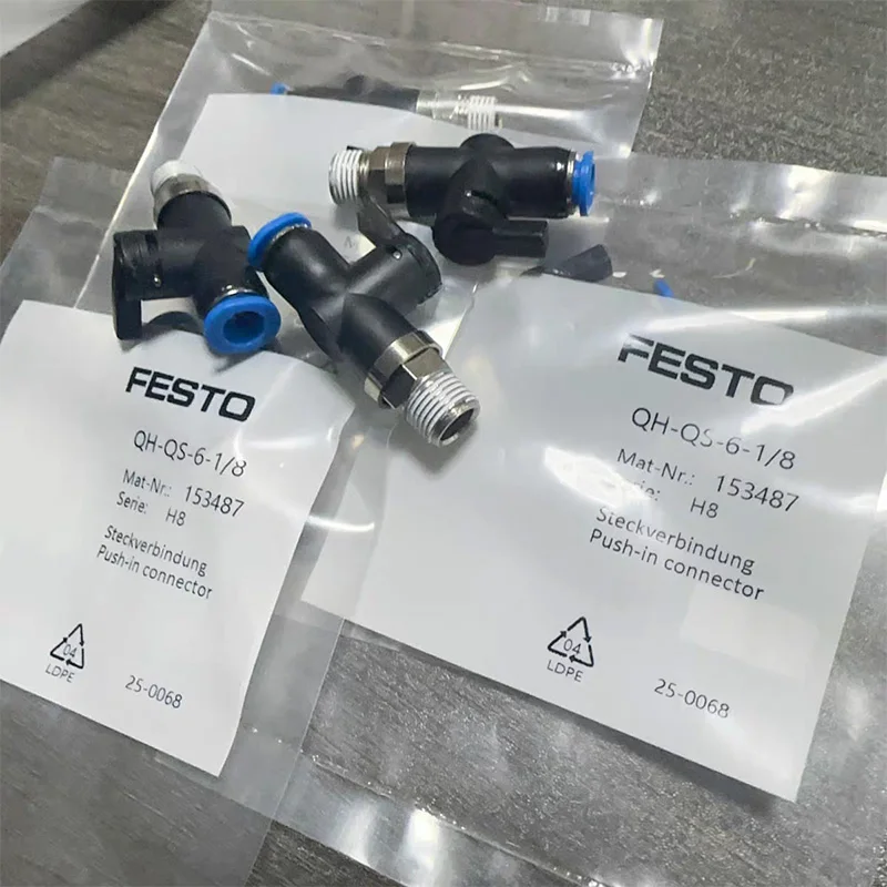QH-QS-6 QH-QS-4 153483 153484 Original FESTO Ball Valve QH-QS-4-1/8 153486 QH-QS-6-1/8 153487
