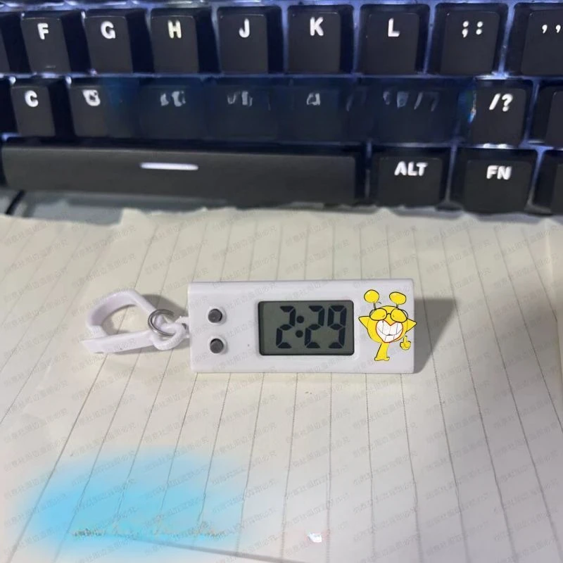Jam liontin kartun elektronik, jam tangan elektronik, kartun, liontin, mainan, hadiah, ransel, jam pesona, Timer, Anime,