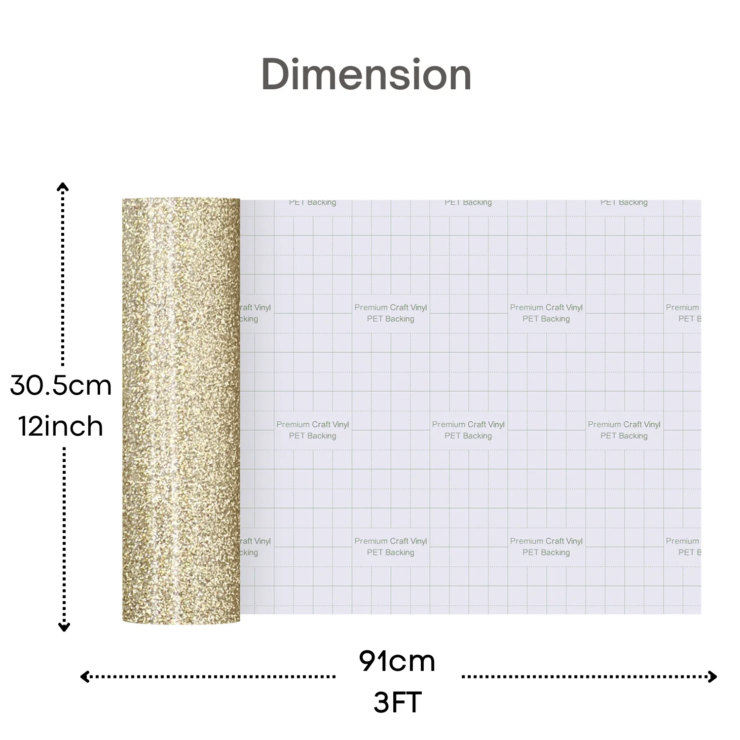 Glittery adhesive vinyl  Suitable for Maker 3 Maker Explore 3 Air 3 Silhouette Cameo 4 DIY Cropping Adhesive Vinyl Roll view 2
