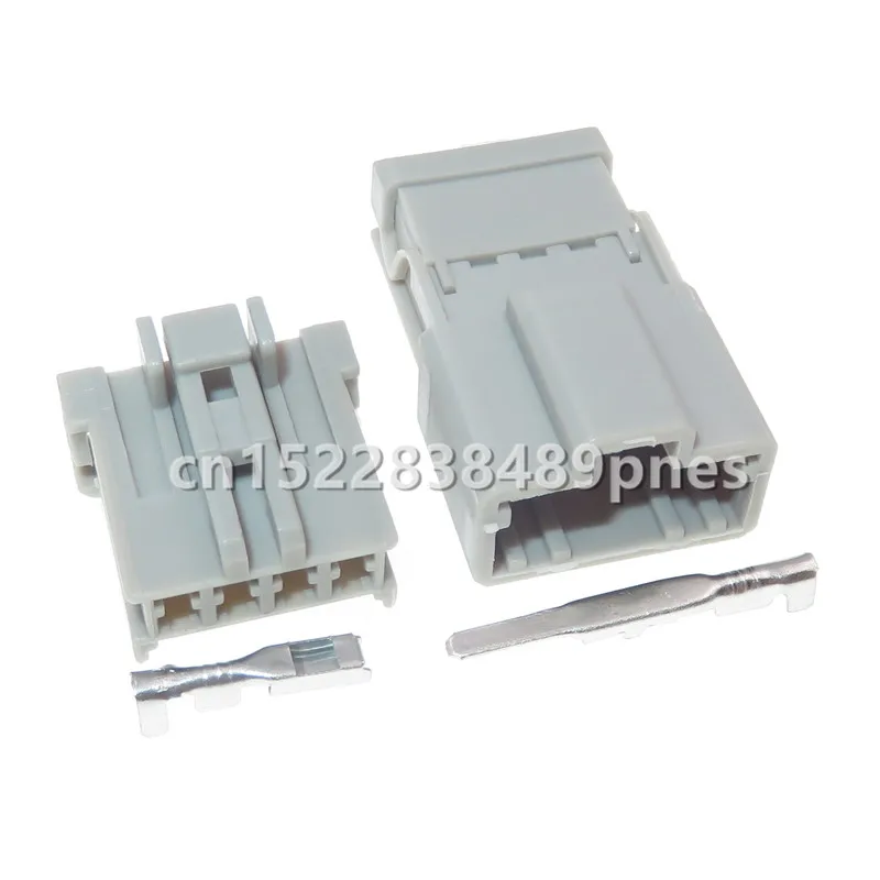 

4 Pole 6098-0244 6098-0243 Electrical Unsealed Socket Auto Connector With Terminals