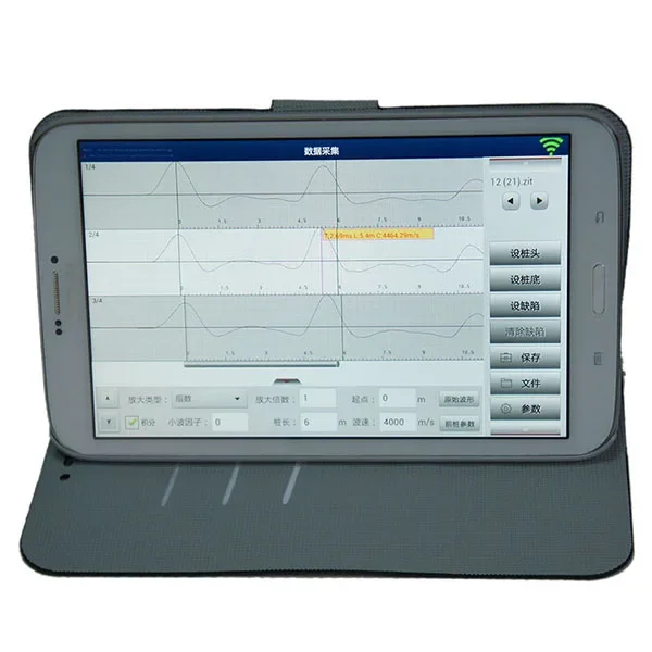 P8000 foundation pile integrity tester Test testing dynamic detector machine