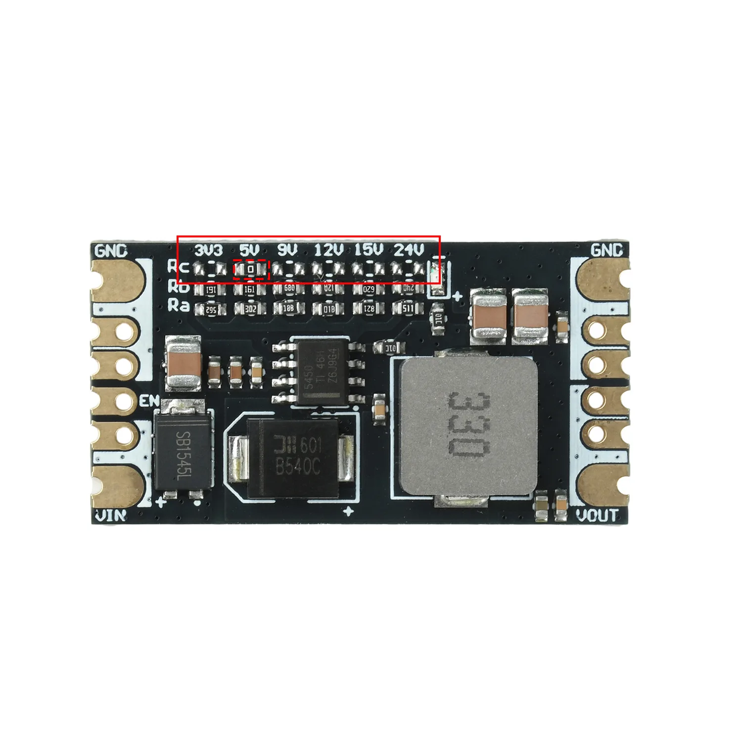 TPS5450 Step Down Power Supply Module Wide Input 5.5-36V DC Output 5A Stable 5V 12V 24V for Battery Charging Systems