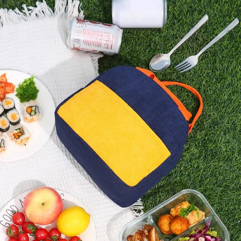 Insulated Lunch Bag Thermal Cooler Sack Food Bag Reusable Snack Bag Lunch Bag Food Bag For Adults Kids Work School Travel Picnic