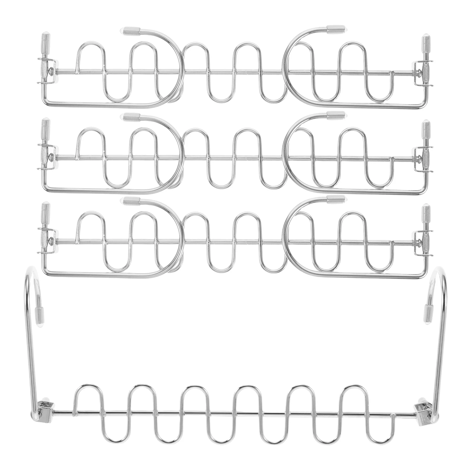 

4pcs Clothes Rack for Dorm Home Hangers Space Saving ganizer Travel Travel Rack Closet Multiple Save Jeans Pant Coat Shirt