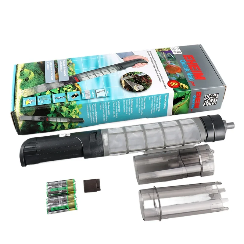 Eheim Lavadora de areia elétrica para tanque de peixes, sucção de vaso sanitário, ferramenta de limpeza automática para limpador de cascalho de aquário