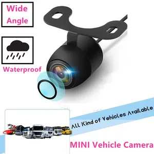 140° Mini Car Backup Camer Waterproof IP68 Front Rear View Camera for Taxi Bus Car