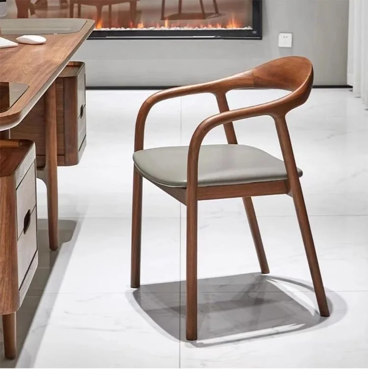 

#Modern Simple Home Kitchen Hotel Outdoor Furniture-Black Dining Bar Chair Wooden Chair For Sale