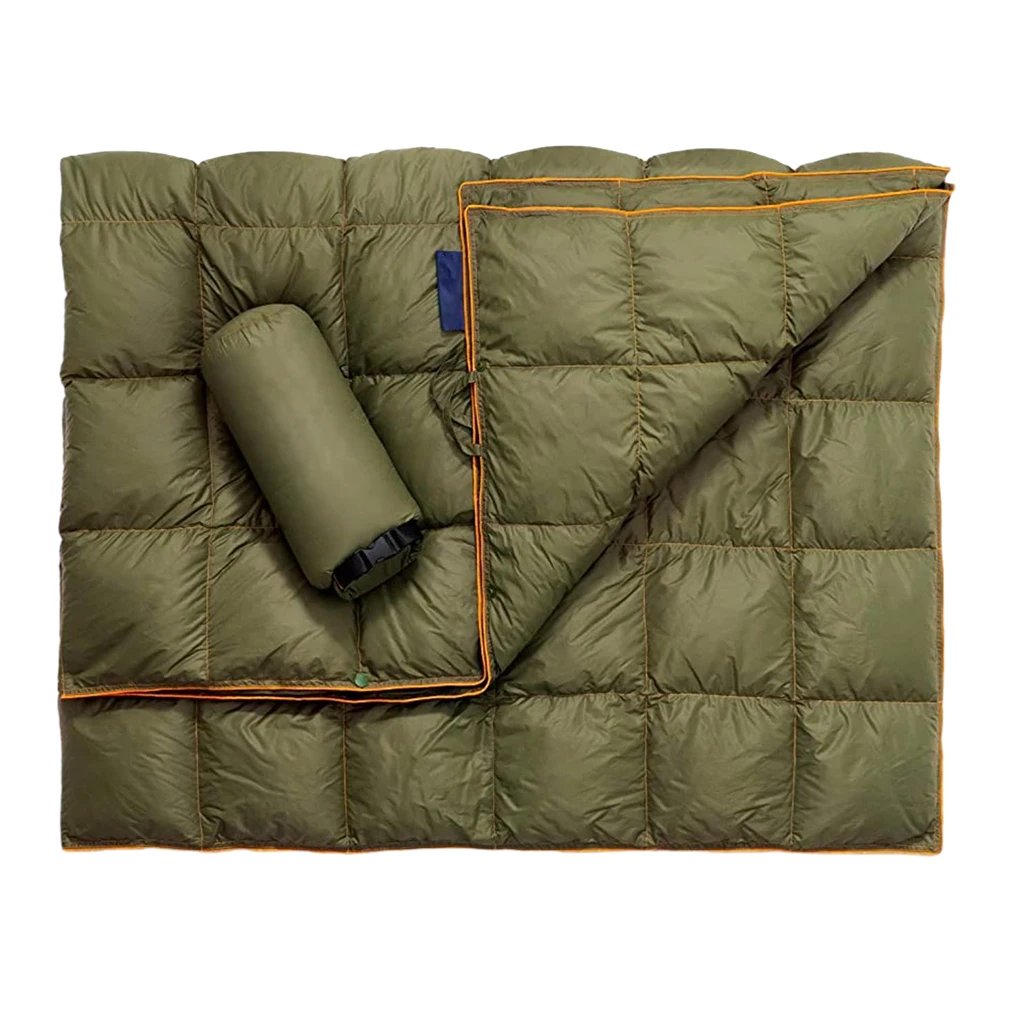 Ultralight Down Camping Blanket Outdoor Portable Storage Compression Slumber Bag Travel Sundries Bag Waterproof Lazy Bag