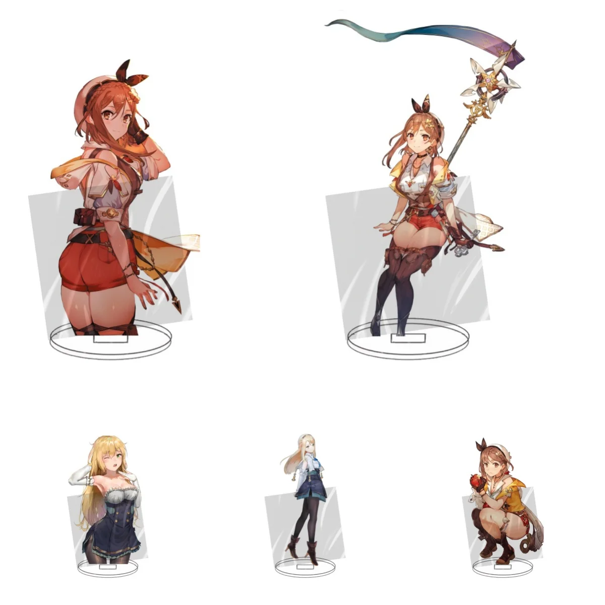 

Ryza magic workshop15CM Anime Acrylic Stand Ornaments Rumi Zoey Mira Decorations cosplay Accessories Christmas Gifts