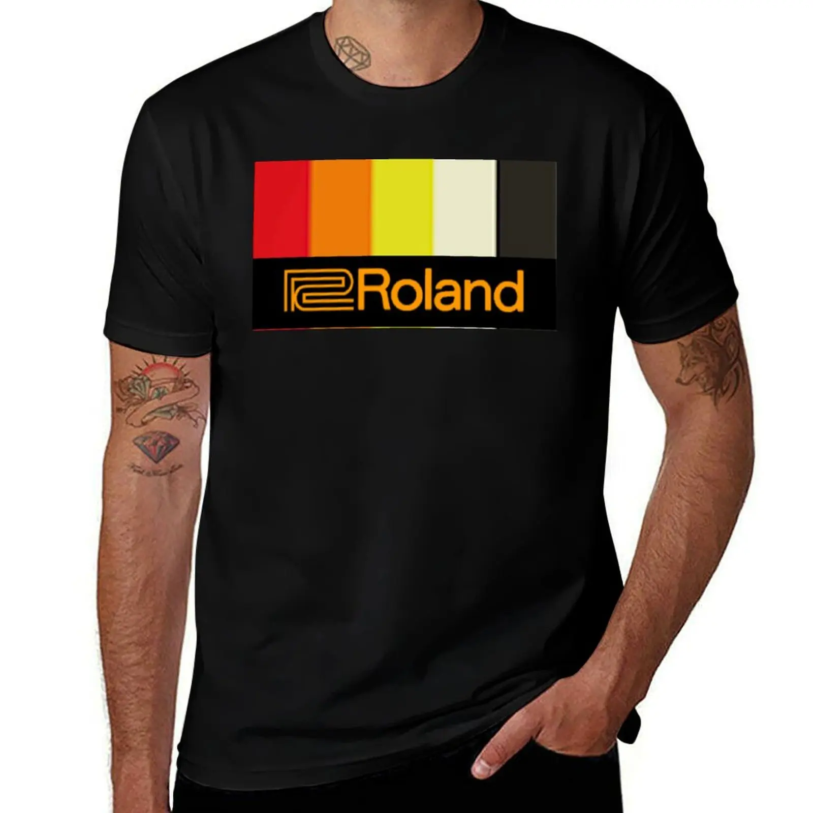 Roland Drum Machine TR808 Vintage T-Shirt Christmas Casual Tee Shirt T-Shirt