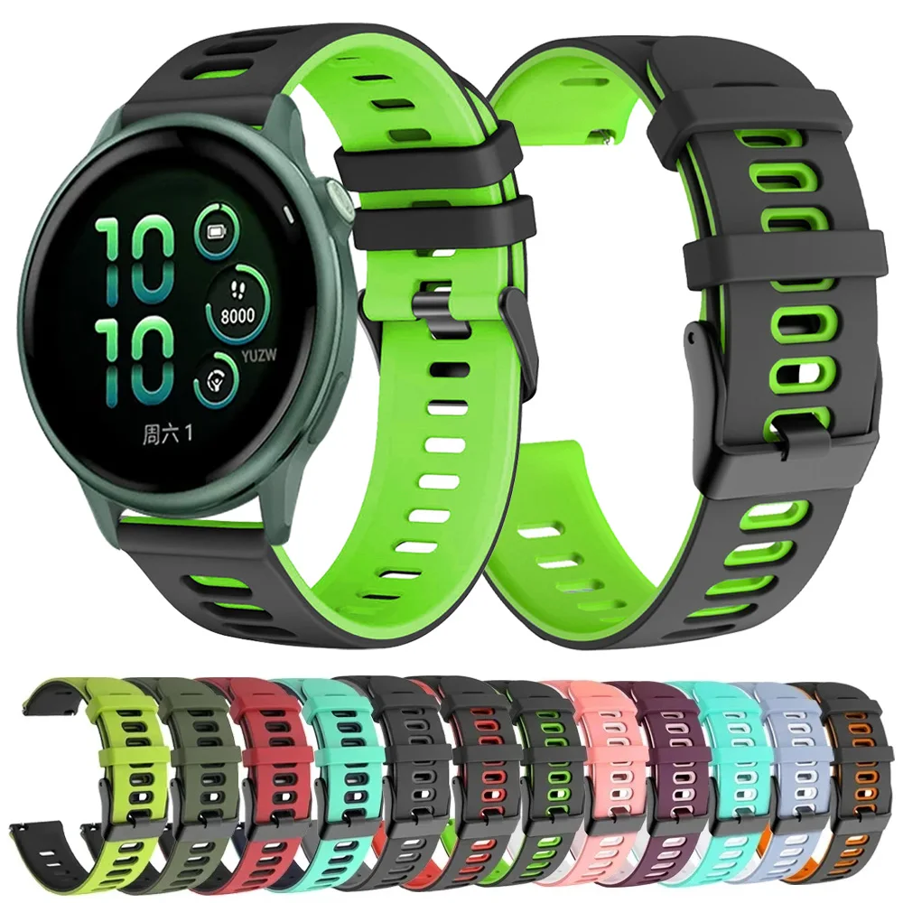 20mm 22mm Silicone Strap For Garmin Vivoactive 6 5 4 Band Forerunner 265 255 245 165 Music Bracelet Garmin Venu 3 Sq2 Plus Belt