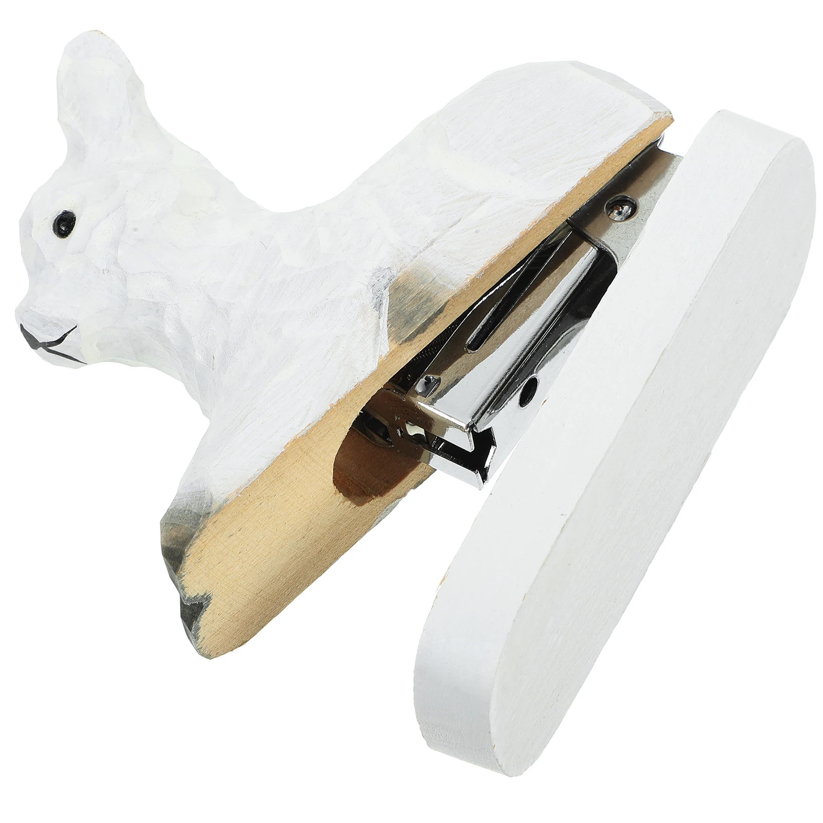 

Animal Shaped Wooden Metal Design Desktop Office Supplies Cute Kids Stationery Fun Decorative Stapler For Home School