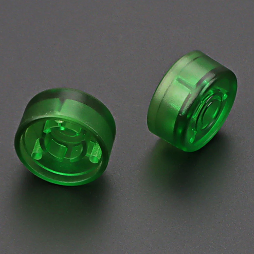 

2 Pcs Effect Button Foot Key Knob Guitar Pedal Topper Caps Toppers Accessories Protection Cable