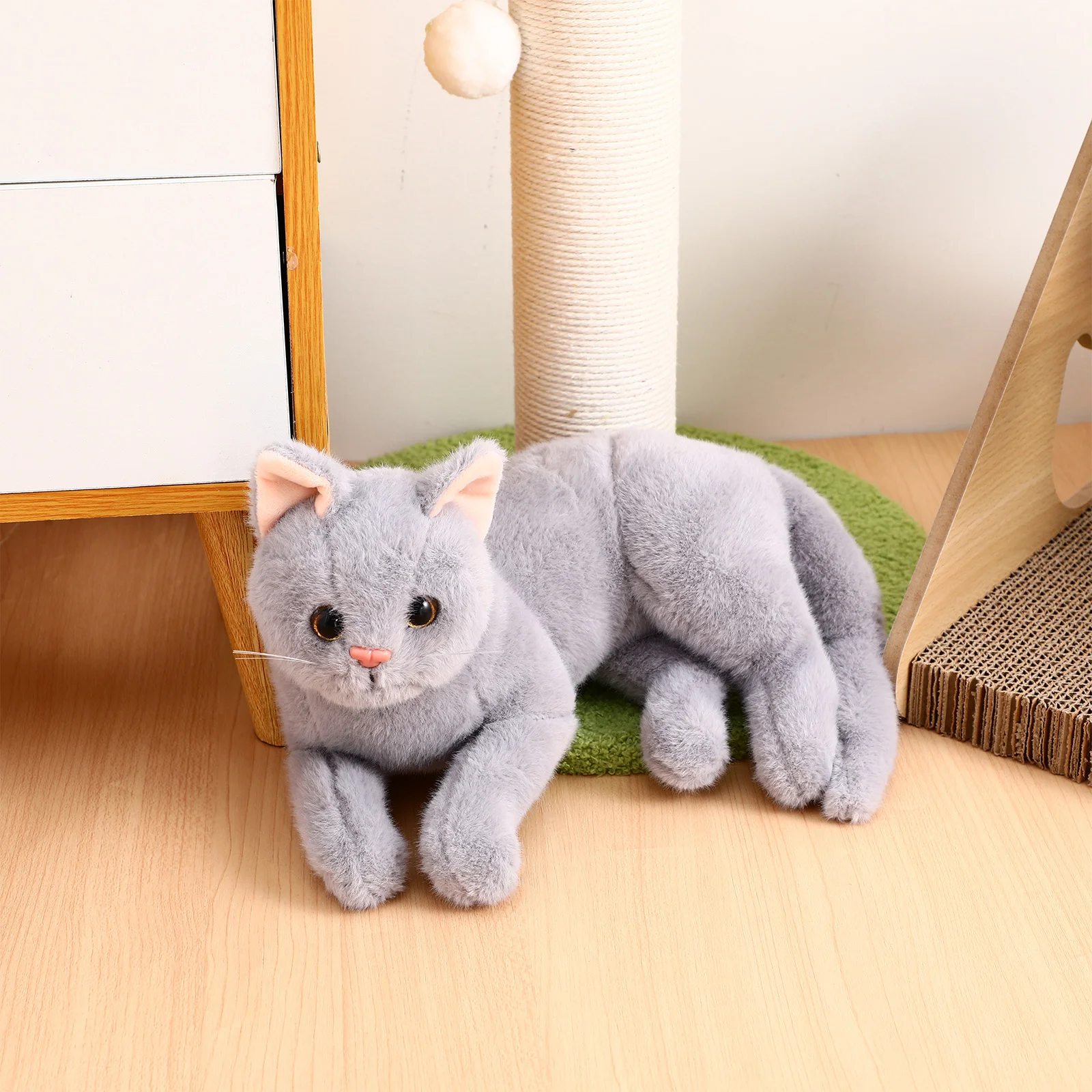 Jouet en peluche pour chat blanc, jouet en peluche pour animal de compagnie, jouet pour bébé, jouet pour adulte, numéro