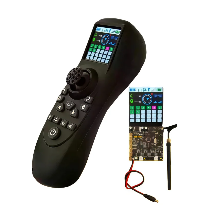 TXG4 large-screen display single-handed fishing boat remote control board with one-click return-to-home function, fixed-point po