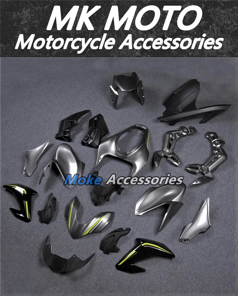 

Moke moto Fairings Kit Fit For Z900 2017 2018 2019 Bodywork Set Abs Injection Gray Yellow New