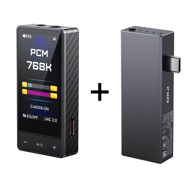 

FiiO QX13 Portable Earphone AMP 8 Channel DAC ES9027SPRO Decoder 1.99“ Screen 1 Support 768KHz/32bit DSD512 MQA HIFI Amplifer