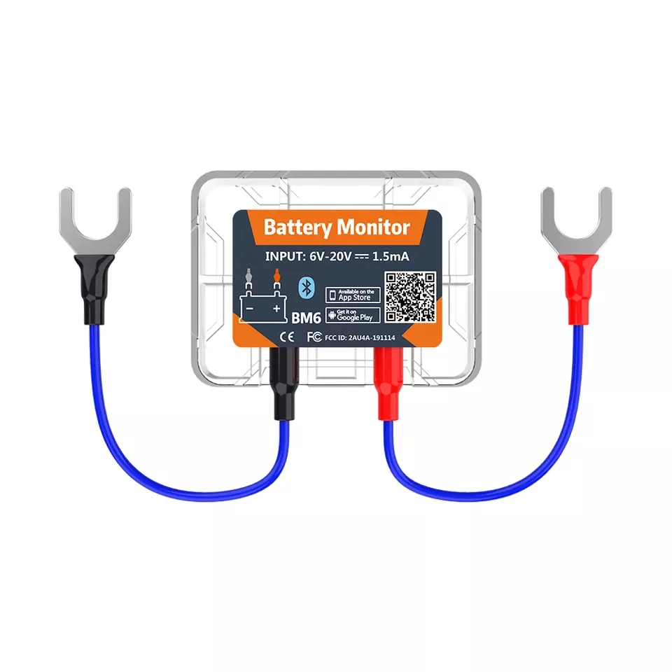 BM6 Battery Tester Monitor 12V Car Battery Indicator with Bluetooth for iOS android dewalt dcb1104 original rapid charger 12v 20v max lithium battery charger with led indicator dcb115 upgraded version 220v