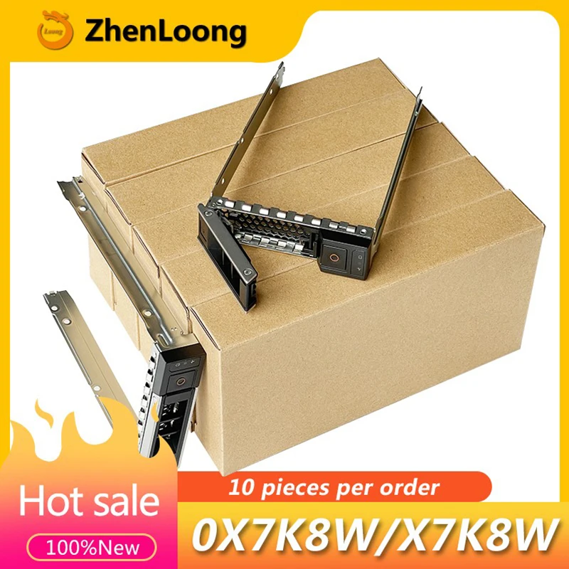 10PCS Free Shipping New 0X7K8W for DELL Server R7525 R640 R750 R740 14G Precision 3930 7920 3.5\'\' HDD Caddy Tray X7K8W