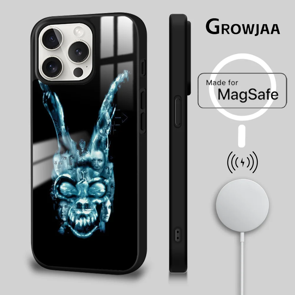 D-Donnie D-Darko Movie Phone Case For iPhone 16 15 14 13 12 11 Pro Max Plus Mini New Magsafe Mirror Wireless Magnetic Cover