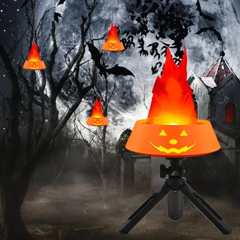 Festival Decoração Luz Flama Pumpina Halloween