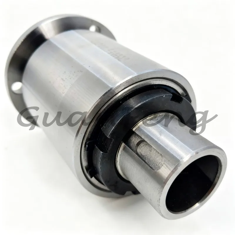 Woodworking Lathe Small Spindle High‑Strength Lathe Head Assembly With Flange No Chuck for Lathe Replacement