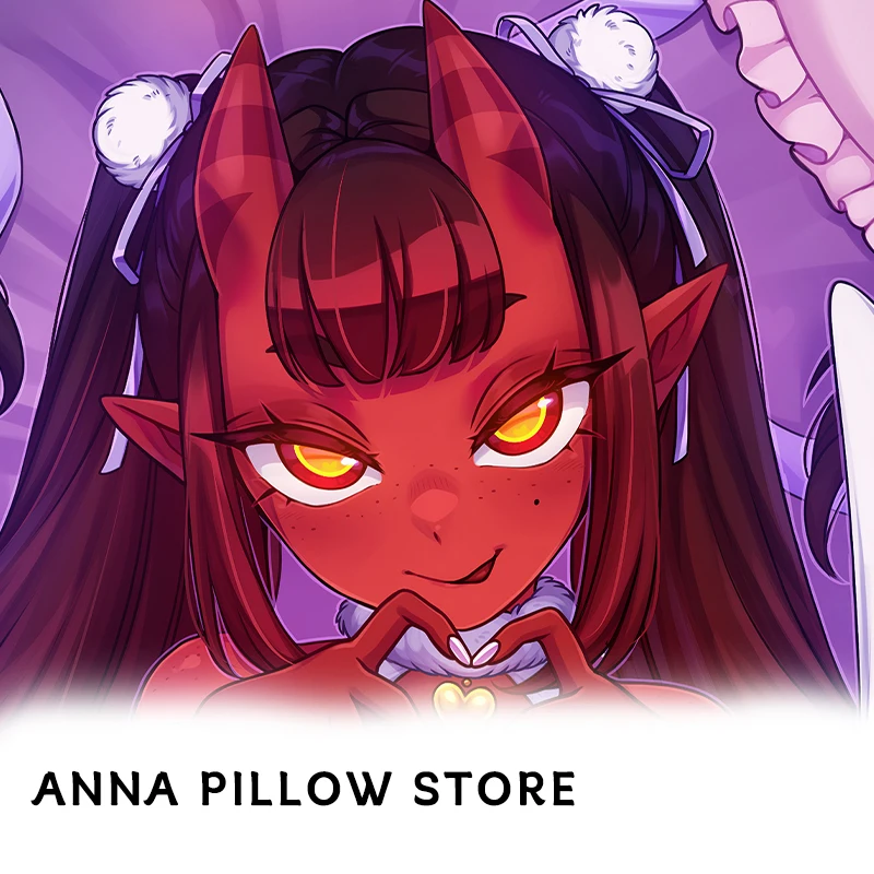 Furry Dakimakura Anime Vtuber Hololive Original Character Double sided Print Life Size Body Pillow Case Cover Pillowcase