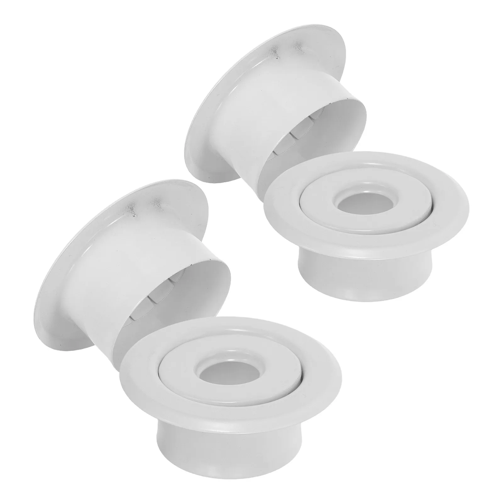 4Pcs Chrome Sprinkler Escutcheon Ring 24Mm Universal Fire Sprinkler Cover Plate Recessed Ceiling Trim for Drop Ceiling Install