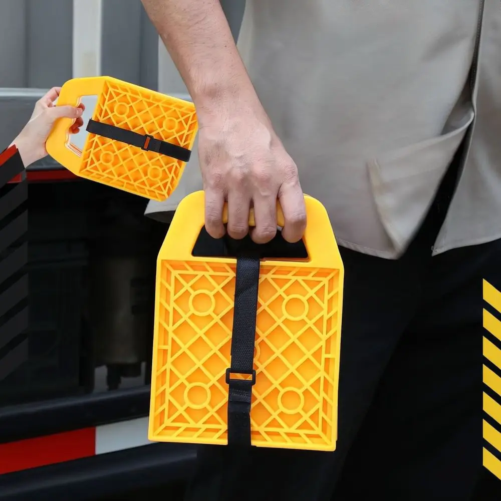 Travel Trailer Leveling Blocks For For Jinruichuan Camper Stabilizer Pads Durable HDPE Material Portable Wheel Chock Accessory