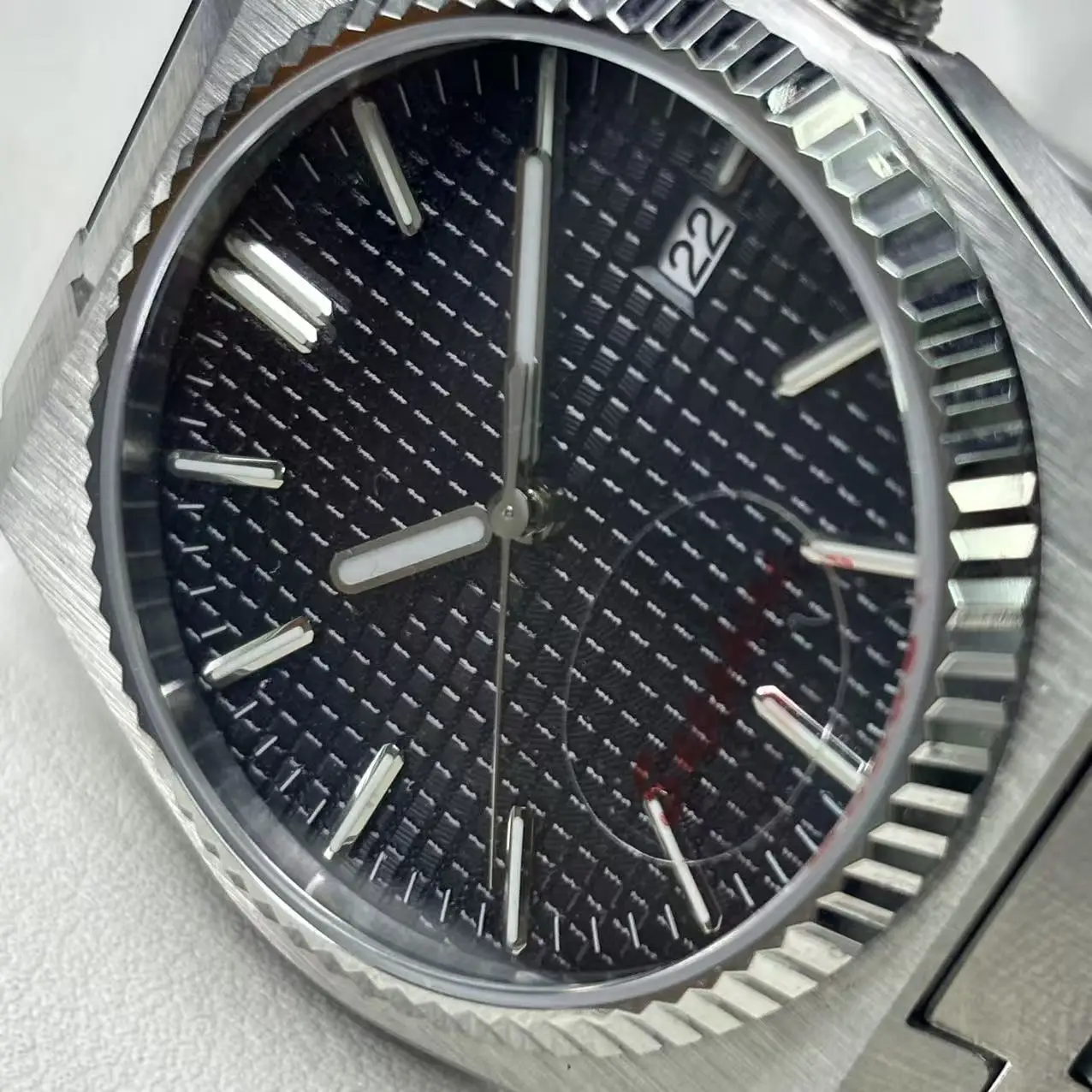 40 مللي متر ساعة سوبر بلاير الصين NH35 ساعة يد ميكانيكية أوتوماتيكية ساعة رجال الأعمال الفاخرة مقاوم للماء