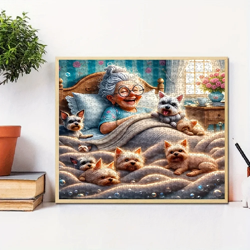 ปริศนาสำหรับผู้ใหญ่ 500/1000 ชิ้น |   เกมครอบครัวที่สนุกสนานและคลายเครียดคุณภาพสูง เหมาะสำหรับวันเกิด คริสต์มาส ฮาโลวีน และเป็นของขวัญ