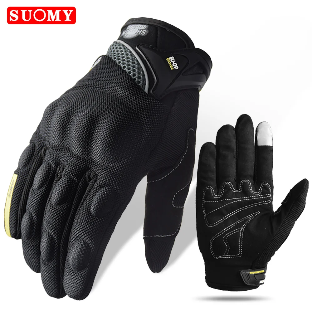 SUOMY Motorcycle Gloves Moto Racing Gloves Touch Screen Breathable High quality Protective Motoqueiro Guantes Motocicleta Luvas